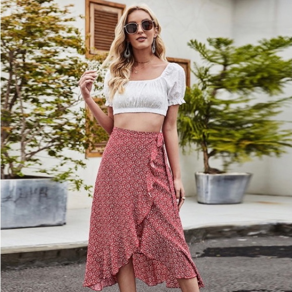 Midi Wrap Skirt